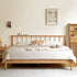 Salos Natural Solid Oak Bed Frame