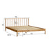 Salos Natural Solid Oak Bed Frame