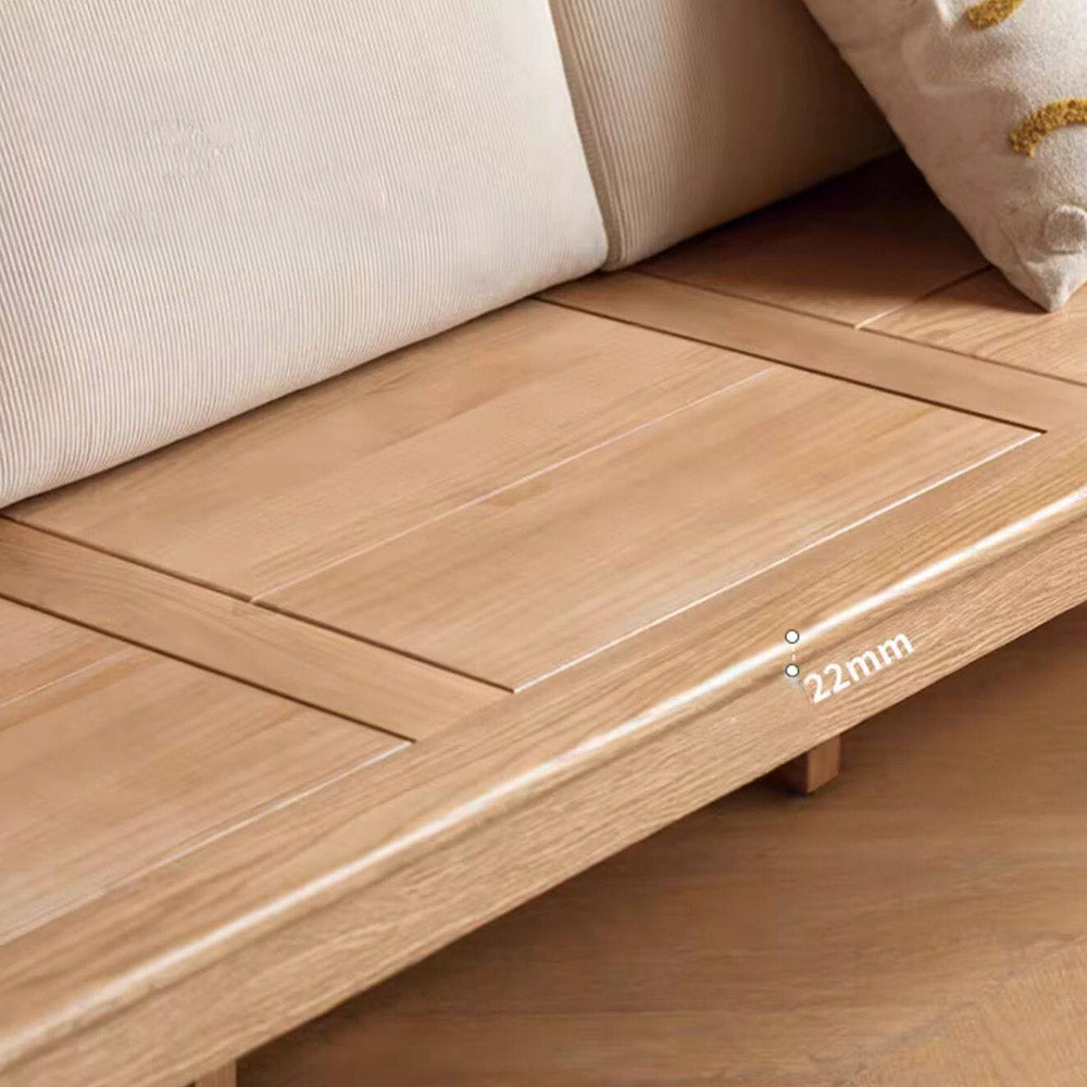 Sano Natural Solid Oak Sofa