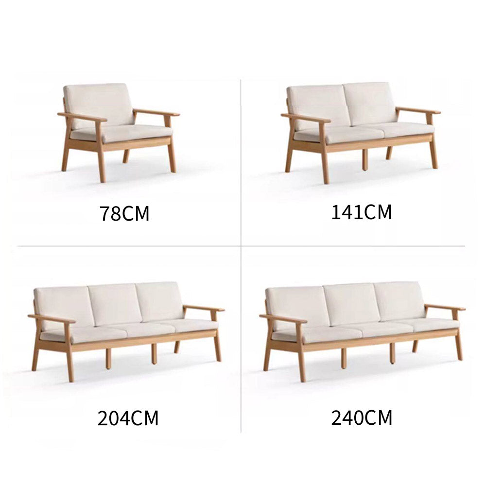 Sano Natural Solid Oak Sofa
