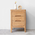 Seattle Natural Solid Oak Bedside Table