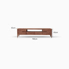 Seattle Solid Oak TV Unit in Walnut Colour – Oak Furniture Store New ...