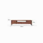 Seattle Solid Oak TV Unit in Walnut Colour – Oak Furniture Store New ...
