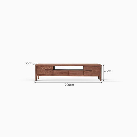 Seattle Solid Oak TV Unit in Walnut Colour – Oak Furniture Store New ...