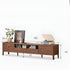 Seattle Natural Solid Oak Entertainment Unit in Walnut Colour | Oak Furniture Store