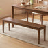Seattle Natural Solid Walnut Dining Bench
