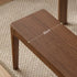 Seattle Natural Solid Walnut Dining Bench