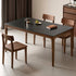 Seattle Natural Solid Walnut Dining Table with Ceramic Top | Oak Furniture Store