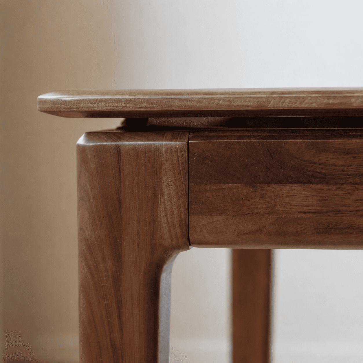 Seattle Natural Solid Walnut Large Dining Table Office Desk