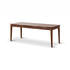 Seattle Natural Solid Walnut Large Dining Table Office Desk