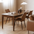 Seattle Natural Solid Walnut Large Dining Table Office Desk