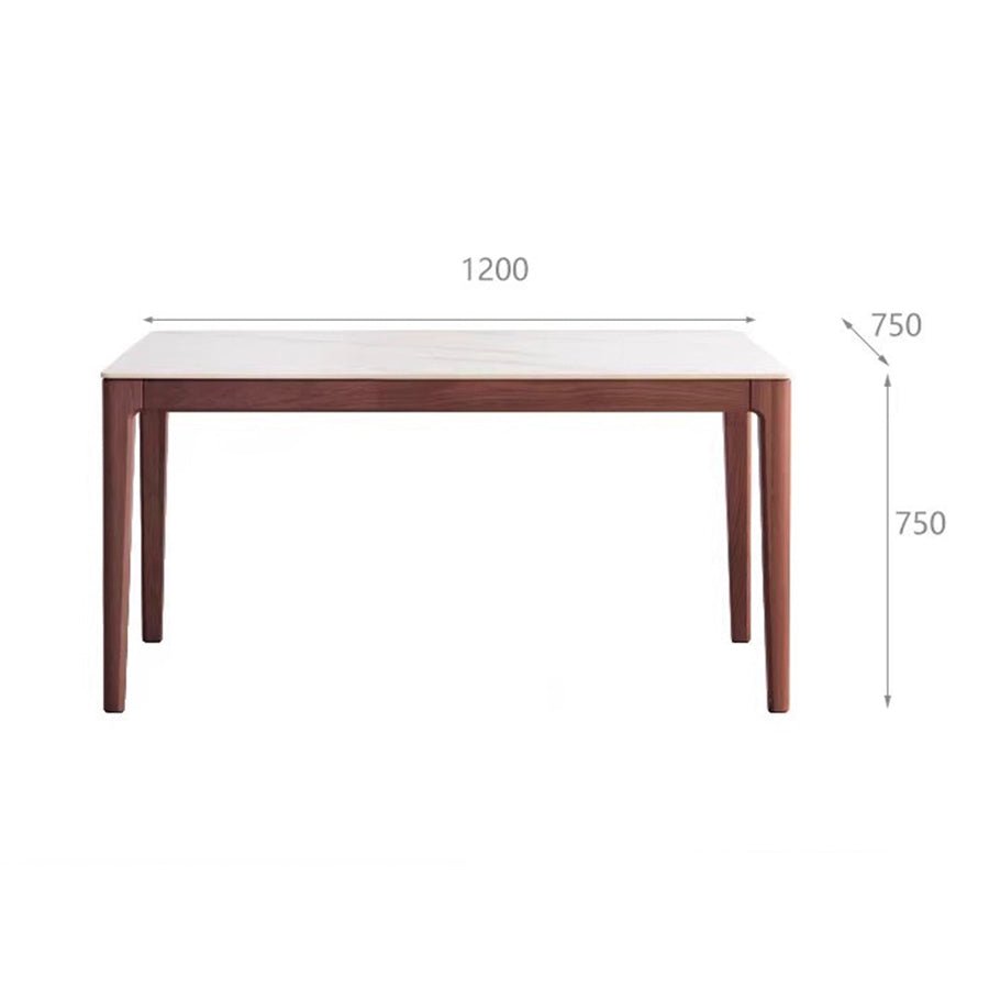 Seattle Solid Oak Dining Table with Ceramic Top | Oak Furniture Store