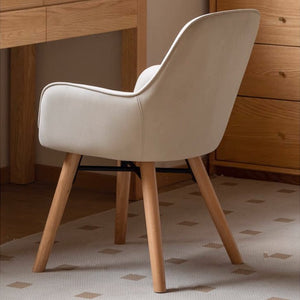 Seesen Silicone Leather Swivel Chair - Oak Furniture Store