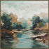 Serene Spring Canvas Brown Frame 100X100CM KCM15196