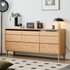 Siliqua Natural Solid Oak Chest of 8 Drawers