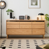 Siliqua Natural Solid Oak Chest of 8 Drawers