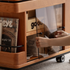 Siliqua Solid Cherry Height Adjustable Side Table