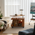 Siliqua Solid Cherry Height Adjustable Side Table