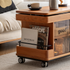 Siliqua Solid Cherry Height Adjustable Side Table