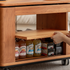 Siliqua Solid Cherry Height Adjustable Side Table