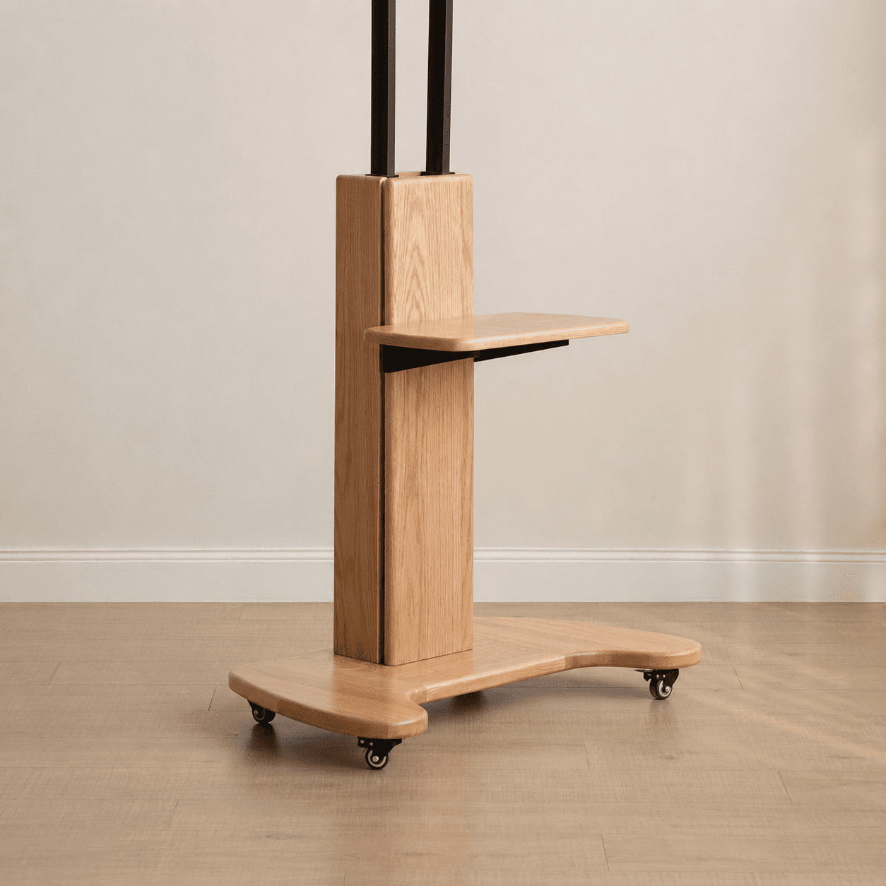 Siliqua Solid Oak Entertainment Shelf