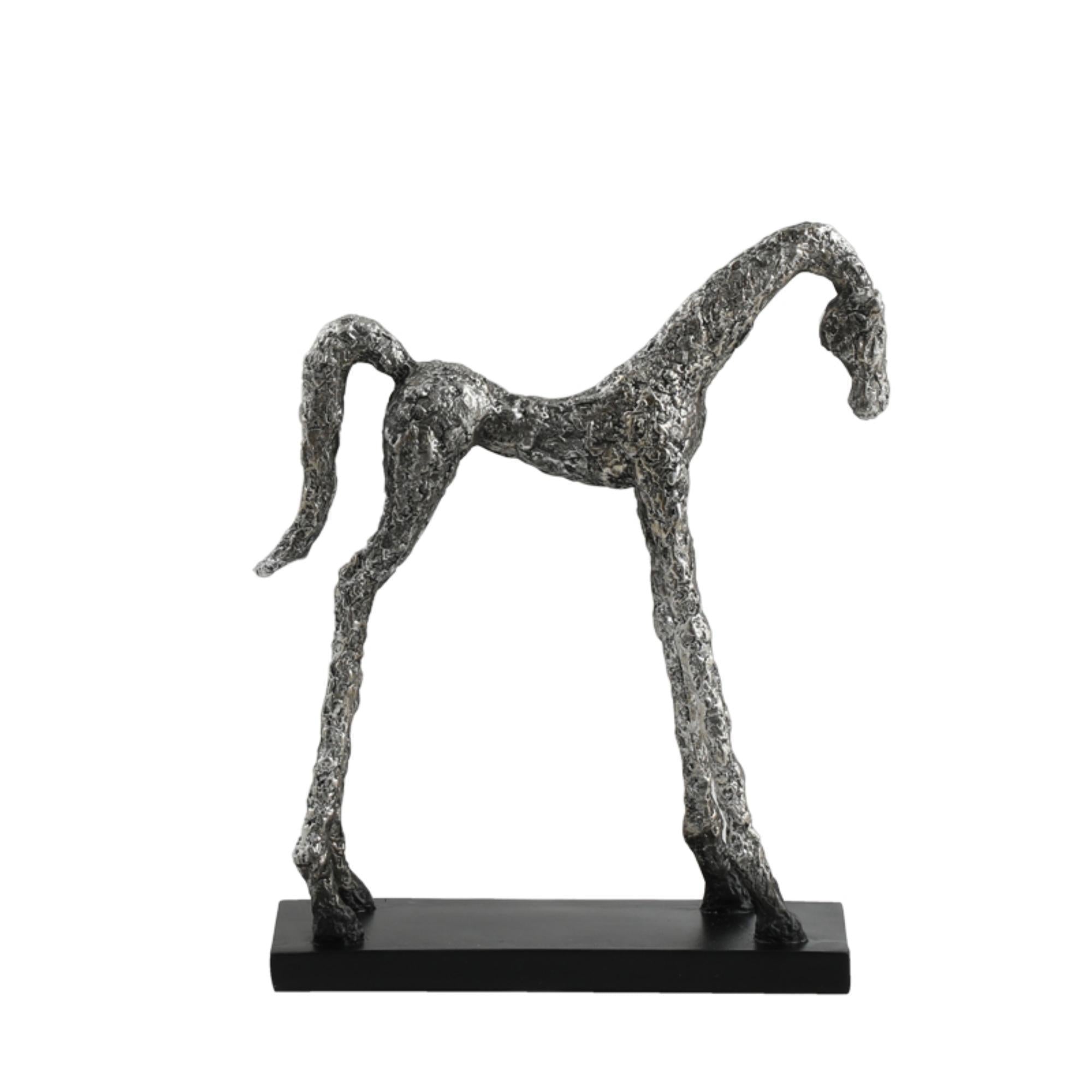Silver Horse Standing Small LFCSZ24051B