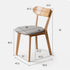 Sion Natural Solid Oak Dining Chair with Cushion | Oak Furniture Store