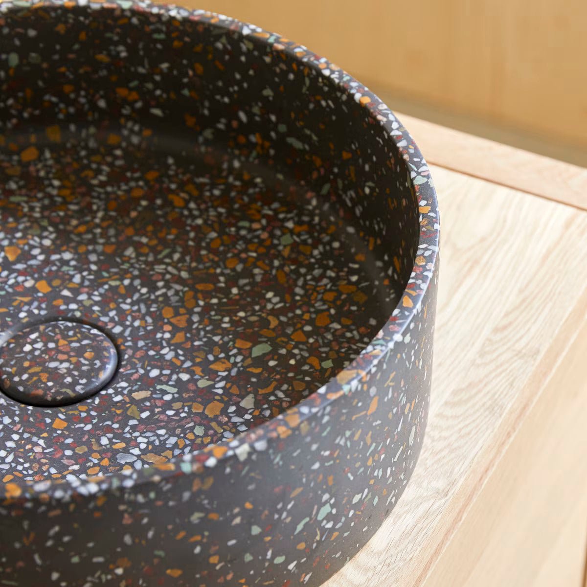 Siwa Round Confetti Terrazzo Basin - Oak Furniture Store