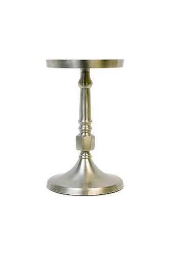 Small Aluminium Pillar Candle Holder FCH783S