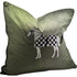 Snugg & Co. Cushion Cover - Horse Embroidery Cushion Cover - Green Velvet RCO4002