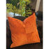 Snugg & Co. Cushion Cover - Patchwork Cushion Cover - Orange Corduroy RCO4008