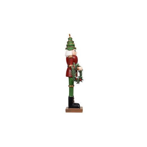 Soldier w/Xmas Hat and Wreath - Small FXD444S | Oak Furniture Store