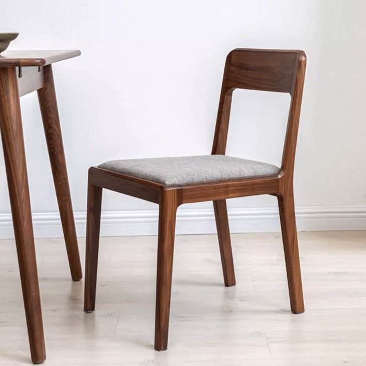 Stanley Solid Walnut Dining Chair - Oak Furniture Store