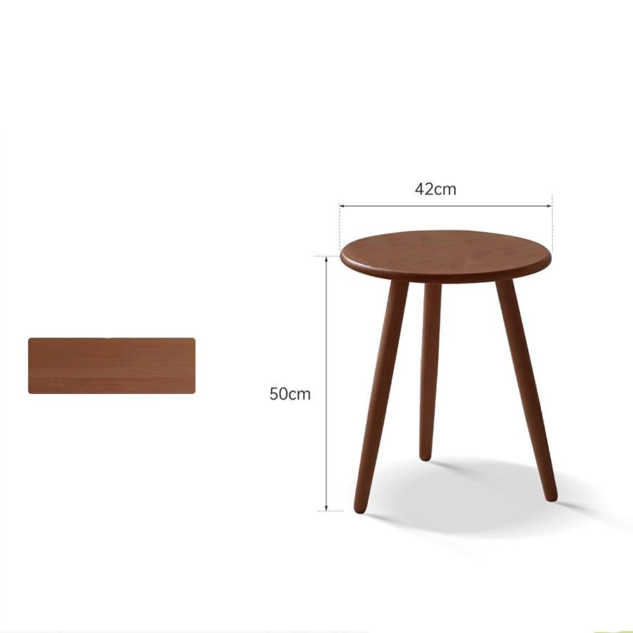 Stave Solid Beech Side Table | Oak Furniture Store