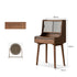 Stropica Natural Solid Walnut Dressing Table