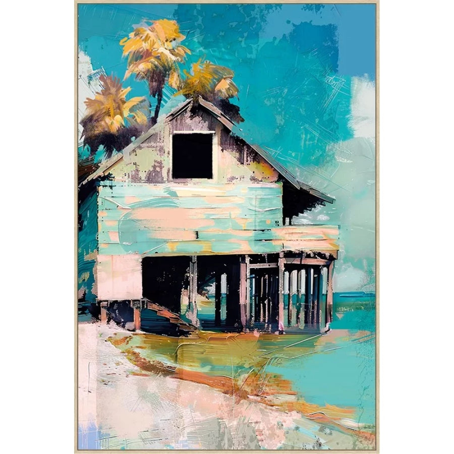 Summer Haven Framed Canvas Wall Art 80X120CM KCM40593
