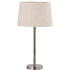 Table Lamp & Shade - Silver Antique / Natural Linen RGA2020