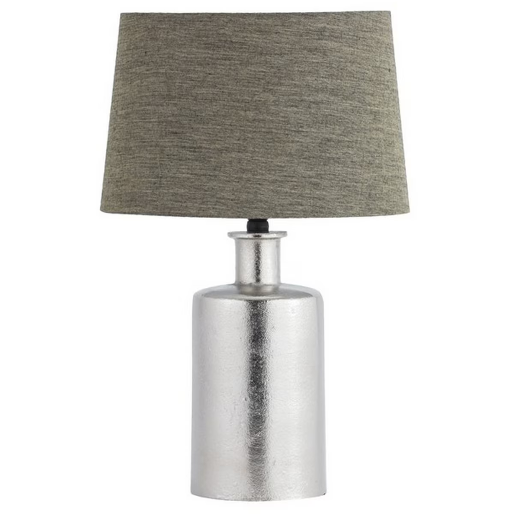 Table Lamp with Shade (Lamp - Nickel / Shade - South Linen) RGA2001