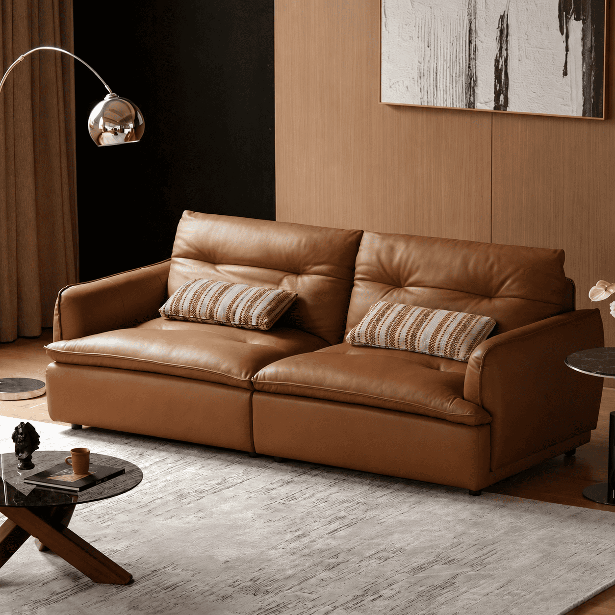 Tacoma Genuine Leather Sofa