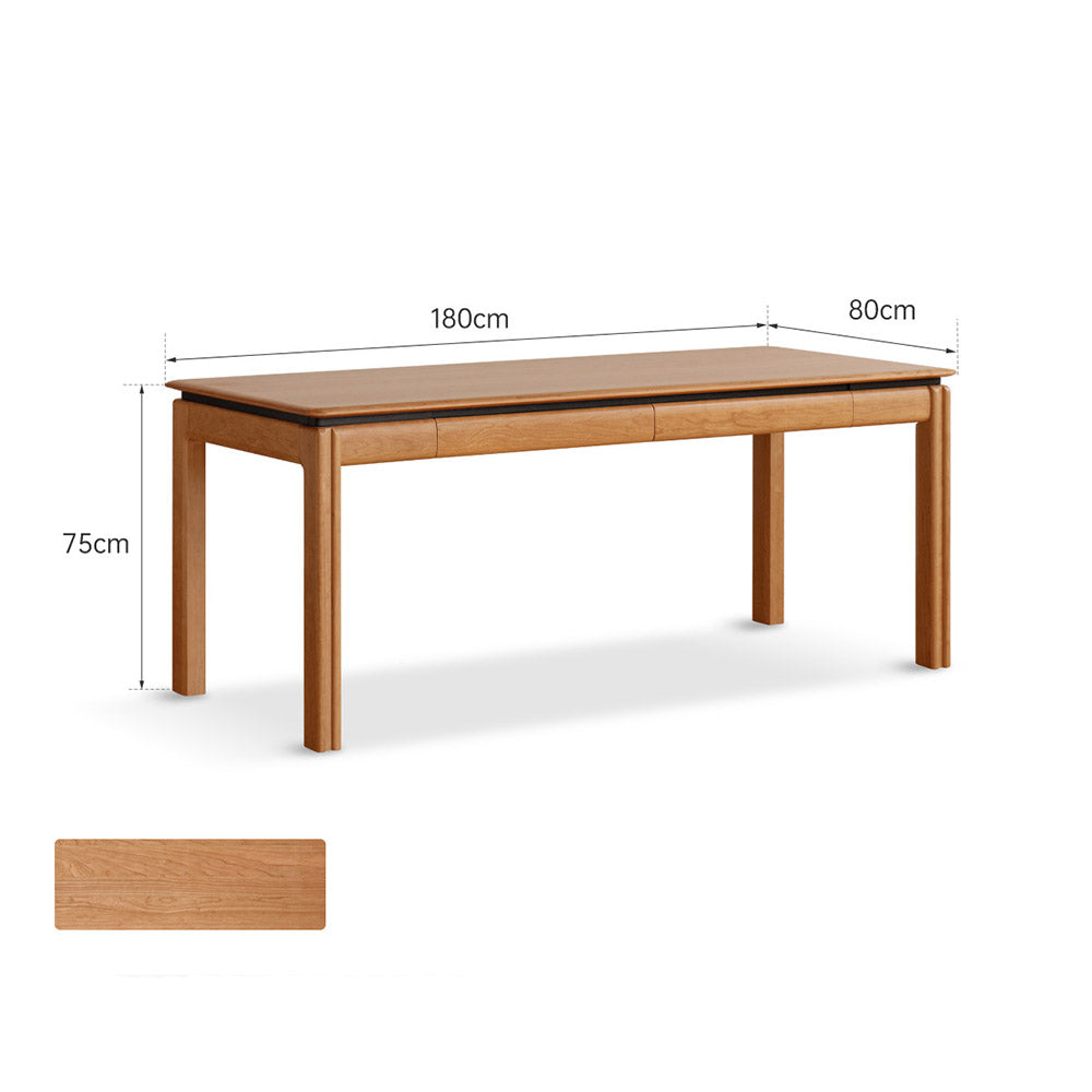 Tarfala Natural Solid Cherry Large Work Station