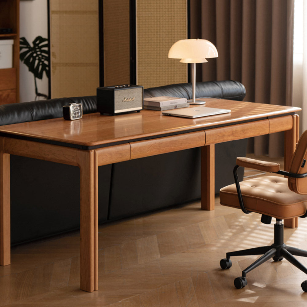 Tarfala Natural Solid Cherry Large Work Station