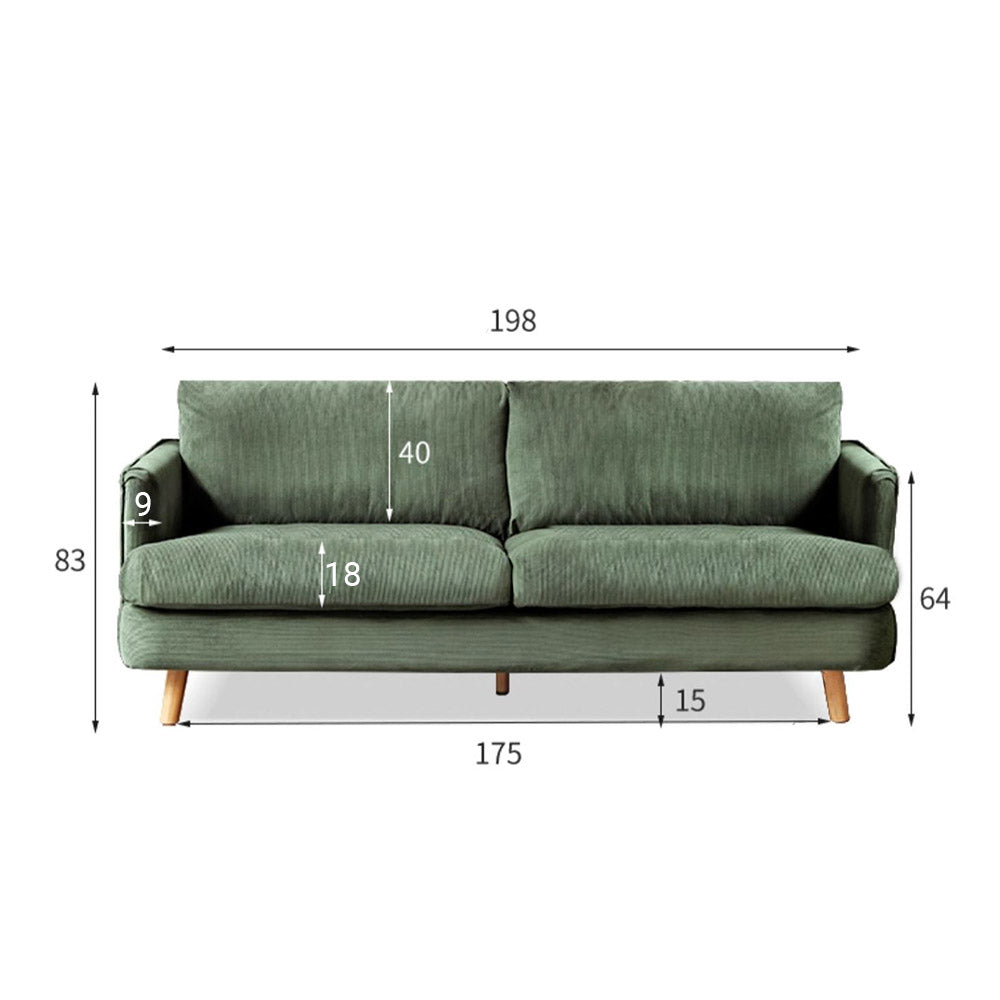 Tarifa Corduroy Sofa
