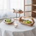 Teak Rect Tray W/Handle RSE2303
