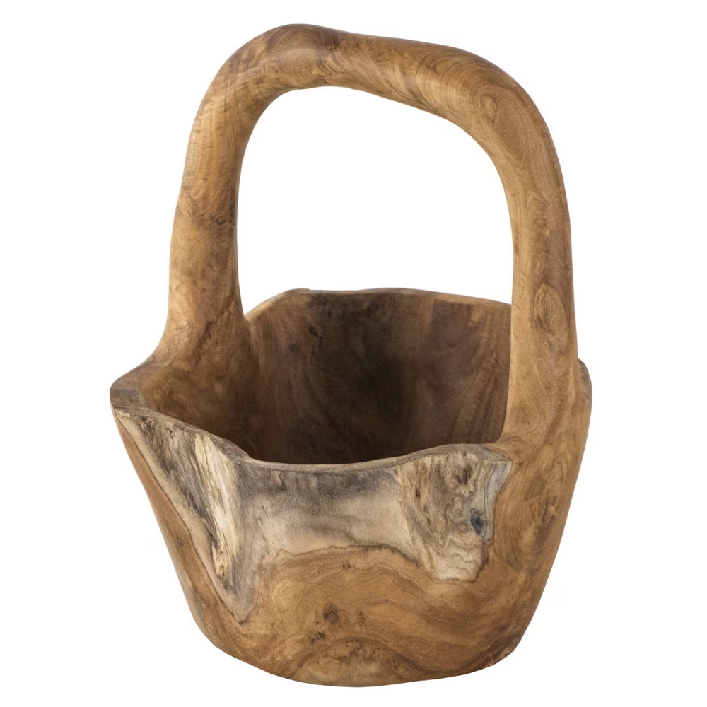 Teak Rect Tray W/Handle RSE2304