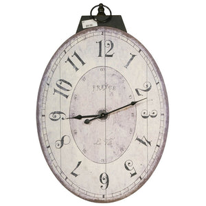 Thaddeus Oval Decorative Clock RSE2344 - Oak Furniture Store