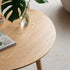 Toffia Natural Solid Oak Coffee Table Set