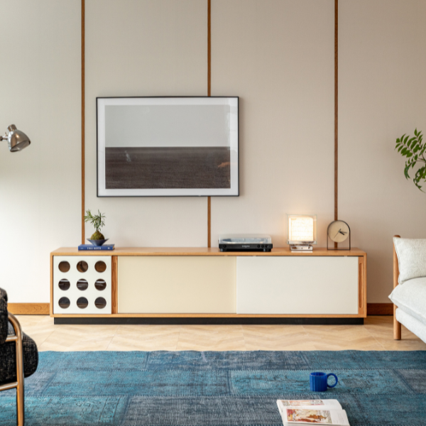 Tonnac Solid Cherry Entertainment Unit Design Two