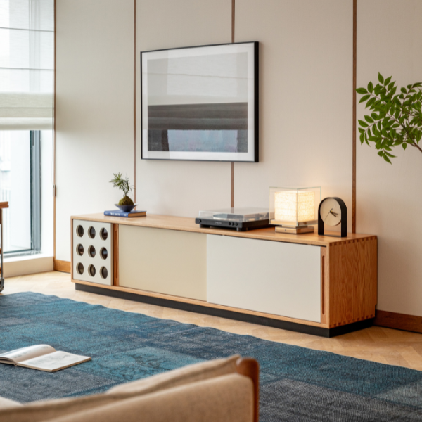 Tonnac Solid Cherry Entertainment Unit Design Two