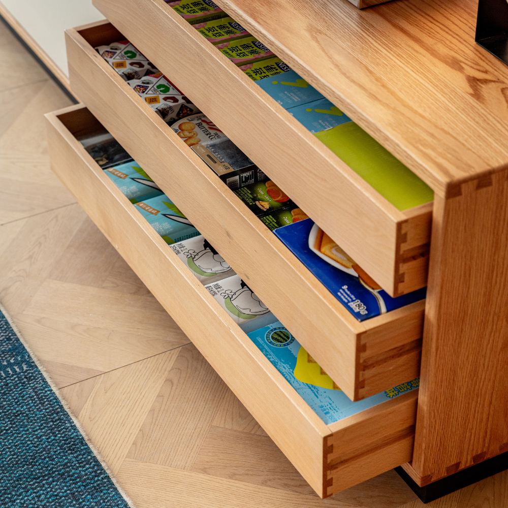 Tonnac Solid Cherry Entertainment Unit Design Two