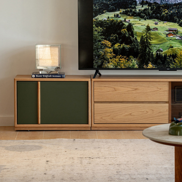 Tonnac Solid Cherry Modular Entertainment Unit